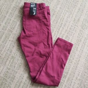 H&M Burgundy Jeans